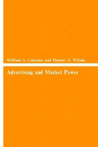 Cover of Advertising and Market Power