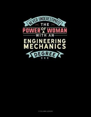 Cover of Never Underestimate The Power Of A Woman With An Engineering Mechanics Degree