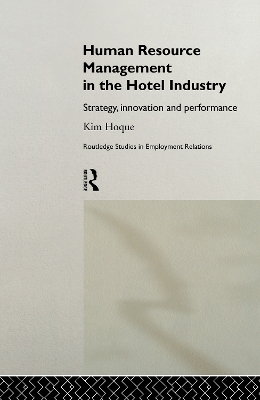 Cover of Human Resource Management in the Hotel Industry