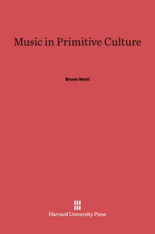 Cover of Music in Primitive Culture