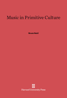 Book cover for Music in Primitive Culture