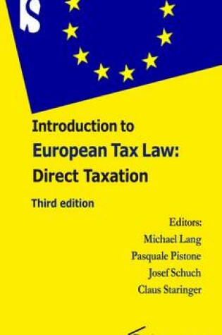 Cover of Introduction to European Tax Law