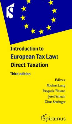 Book cover for Introduction to European Tax Law