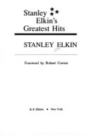 Cover of Stanley Elkin's Great
