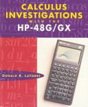 Book cover for Calculus Investigations with the Hp-48g/Gx