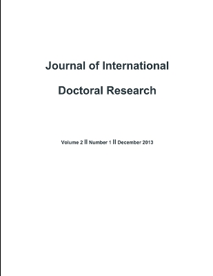 Book cover for Journal of International Doctoral Research (JIDR) Volume 2, Issue 1