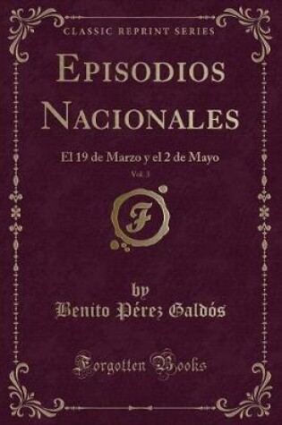 Cover of Episodios Nacionales, Vol. 3