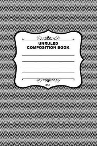 Cover of Unruled Composition Book 035