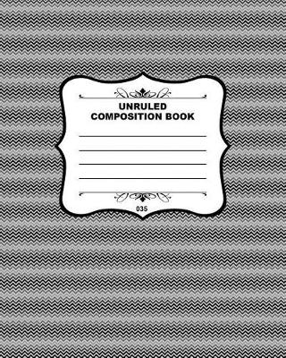 Book cover for Unruled Composition Book 035