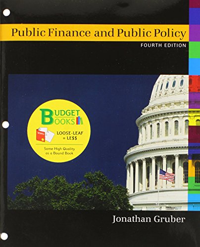 Book cover for Public Finance and Public Policy (Loose Leaf)