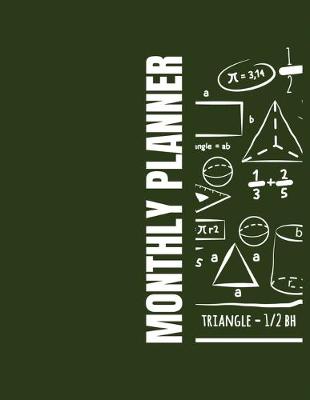 Book cover for Math Teacher Monthly Planner
