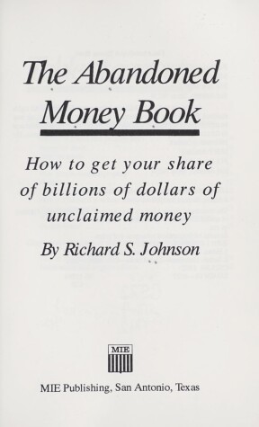 Cover of The Abandoned Money Book