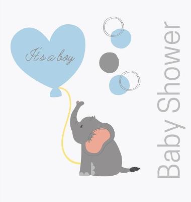 Book cover for Welcome baby boy, baby shower guest book (Hardback)