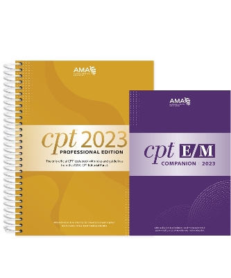 Cover of CPT Professional 2023 and E/M Companion 2023 Bundle