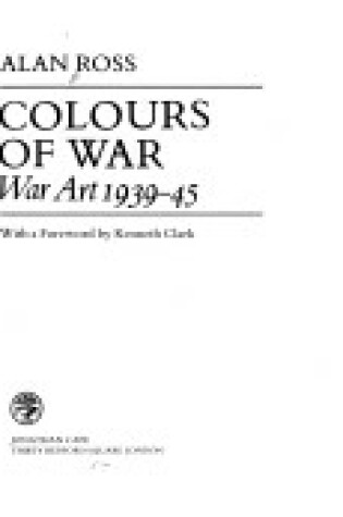 Cover of Colours of War