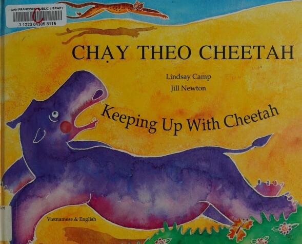 Book cover for Keeping Up with Cheetah in Vietnamese and English