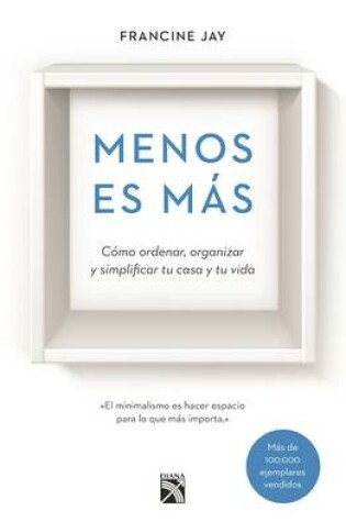 Cover of Menos Es Mas