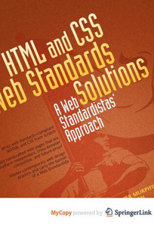 Cover of HTML and CSS Web Standards Solutions