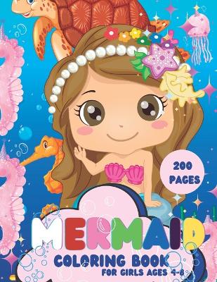 Book cover for Mermaid Coloring Book