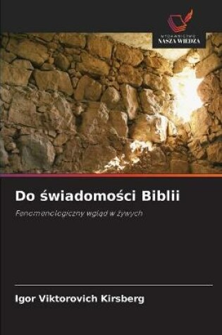 Cover of Do świadomości Biblii