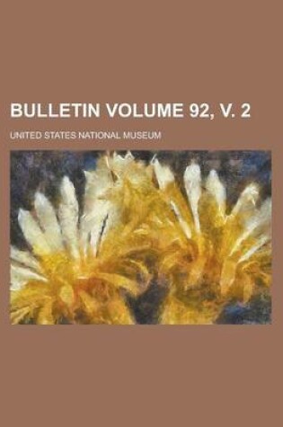 Cover of Bulletin Volume 92, V. 2