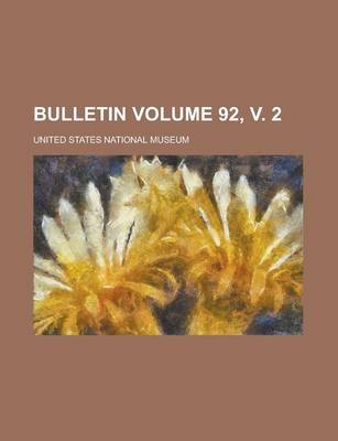 Book cover for Bulletin Volume 92, V. 2