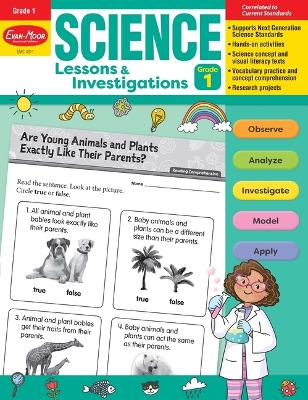 Cover of Science Lessons and Investigations, Grade 1 Teacher Resource