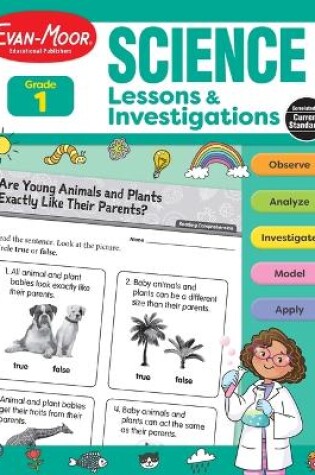 Cover of Science Lessons and Investigations, Grade 1 Teacher Resource