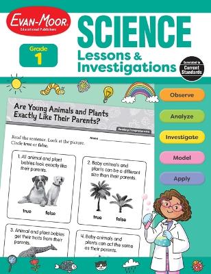 Cover of Science Lessons and Investigations, Grade 1 Teacher Resource