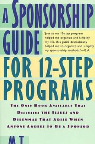Cover of A Sponsorship Guide for 12-Step Programs