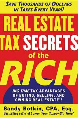 Cover of Real Estate Tax Secrets of the Rich