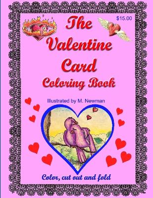 Book cover for The Valentine Card Coloring Book