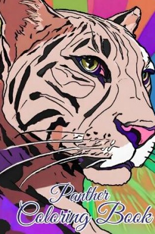 Cover of Panther Coloring Book For Kids