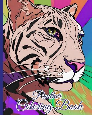 Book cover for Panther Coloring Book For Kids