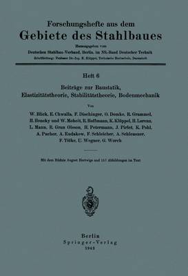 Book cover for Beitrage Zur Baustatik, Elastizitatstheorie, Stabilitatstheorie, Bodenmechanik