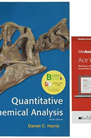 Cover of Loose-Leaf Version for Quantitative Chemical Analysis 9e & Premium Webassign for Exploring Chemical Analysis (Six Month Access)