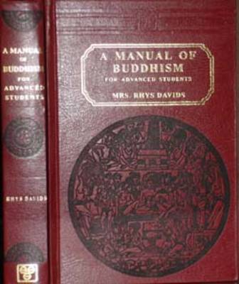 Book cover for A Manual of Buddhism for Advanced Students