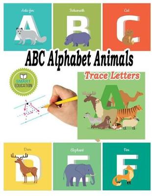 Book cover for ABC Alphabet Animals Trace Letters