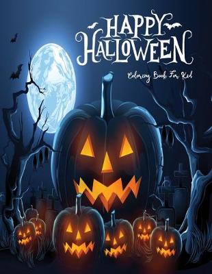 Book cover for Happy Halloween Coloring Book for Kids