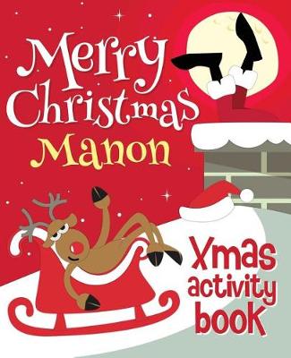 Book cover for Merry Christmas Manon - Xmas Activity Book