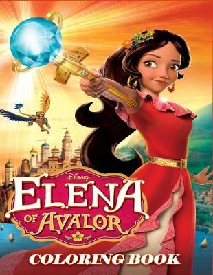 Book cover for Elena of Avalor Coloring Book