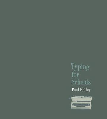 Book cover for Typing for Schools