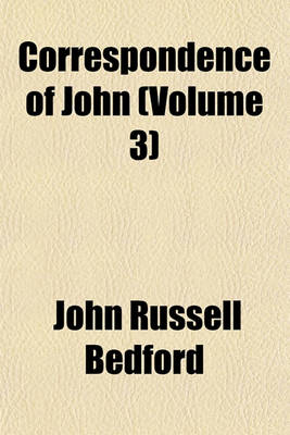 Book cover for Correspondence of John (Volume 3)