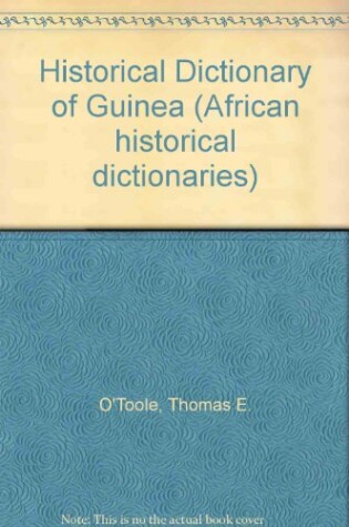 Cover of Historical Dictionary of Guinea