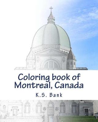 Book cover for Coloring Book of Montreal, Canada