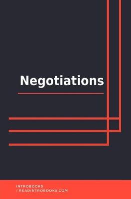 Book cover for Negotiations