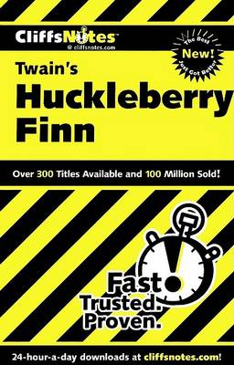 Book cover for Cliffsnotes Twain's the Adventures of Huckleberry Finn