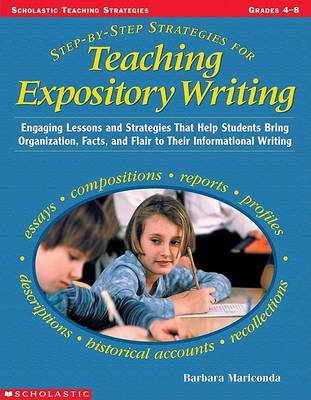 Book cover for Step-By-Step Strategies for Teaching Expository Writing