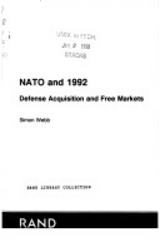 Cover of NATO and 1992