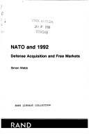 Book cover for NATO and 1992